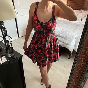 Rose mini dress